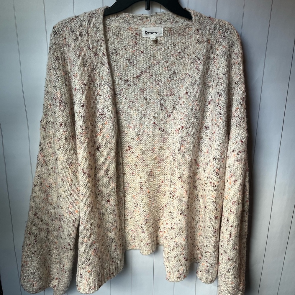&merci Oversized Cardigan Sweater